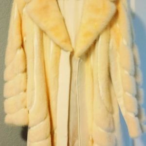Mink fur coat.